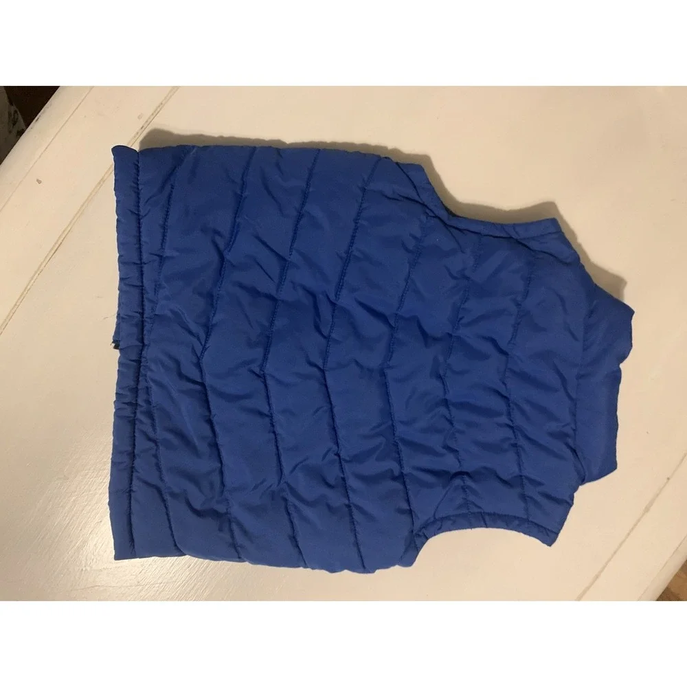 Gymboree Puffer Vest Navy Blue 12-24 mos. Full Zip